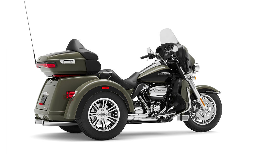 Обзор мотоцикла Harley Davidson Tri Glide Ultra 114 2019: особенности и характеристики